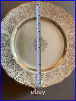 Johnson Brothers Victorian gold china set 12 Dinner Plates