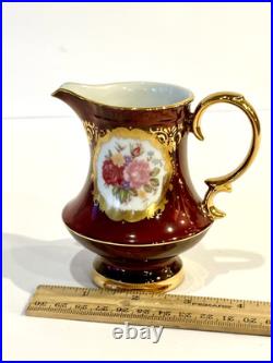 KPM German Porcelain Demitasse Coffee Tea Set Teapot Sugar Creamer 6 Cups Gilded