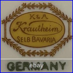 K&A Krautheim 24Kt Gold La Princesse 20pc for 4 Dinnerware 1949 Made in Germany