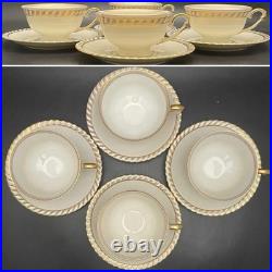 K&A Krautheim 24Kt Gold La Princesse 20pc for 4 Dinnerware 1949 Made in Germany
