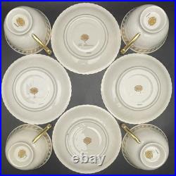 K&A Krautheim 24Kt Gold La Princesse 20pc for 4 Dinnerware 1949 Made in Germany