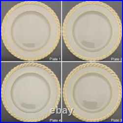 K&A Krautheim 24Kt Gold La Princesse 20pc for 4 Dinnerware 1949 Made in Germany