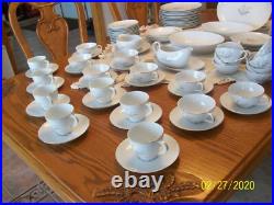 Kaysons China Rhapsody 1961 Vintage Dinnerware Bell Floral 98 Piece Grouping