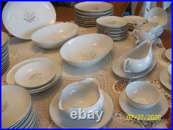 Kaysons China Rhapsody 1961 Vintage Dinnerware Bell Floral 98 Piece Grouping