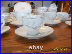 Kaysons China Rhapsody 1961 Vintage Dinnerware Bell Floral 98 Piece Grouping