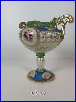 Kinjo China Richly Gilded Nippon Noritake Porcelain Vase, Appr. 21cm Tall