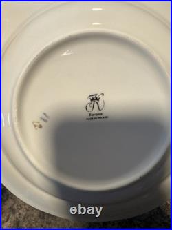 Korona Fine Porcelain China Gold Rimmed Poland Made