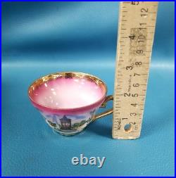 Kunst-Palette Regnitzlosau Bavaria K&T Porcelain Tea Set 22k Gold Pink
