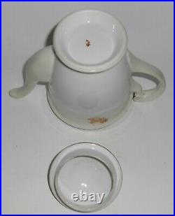 Kutani China Porcelain Gold Floral WithBird Teapot withLid