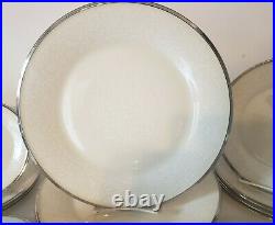 LENOX China MOONSPUN 5 Piece Place Settings for 4, Total of 20 Pieces. EUC