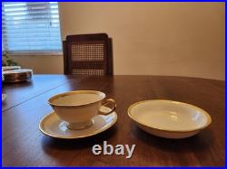 LENOX Flawless China Tuxedo Pattern 60 Pieces