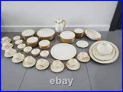 LIMITED J34 Porcelain Lenox China Gold Signed Double Gold Design Lot of 99 pcs