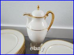 LIMITED J34 Porcelain Lenox China Gold Signed Double Gold Design Lot of 99 pcs