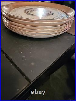 LOT OF 44 VINTAGE CREST-O-GOLD 22k SABIN antique China Set Beautiful WithShakers LOT OF 44 VINTAGE CREST-O-GOLD 22k SABIN antique China Set Beautiful WithShakers