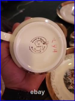 LOT OF 44 VINTAGE CREST-O-GOLD 22k SABIN antique China Set Beautiful WithShakers LOT OF 44 VINTAGE CREST-O-GOLD 22k SABIN antique China Set Beautiful WithShakers