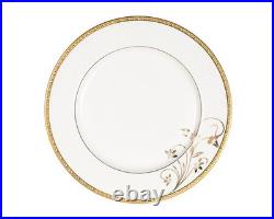 La Luna Bone China 57-Piece 24K Gold Floral Design Dinnerware Set, Service for 8 La Luna Bone China 57-Piece 24K Gold Floral Design Dinnerware Set, Service for 8