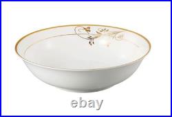 La Luna Bone China 57-Piece 24K Gold Floral Design Dinnerware Set, Service for 8 La Luna Bone China 57-Piece 24K Gold Floral Design Dinnerware Set, Service for 8