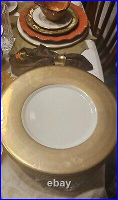 Lenox 12-7/8 Eternal Ivory & Gold Charger Plates (4) SKU#1-020-1019-0