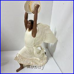 Lenox Amari Angel Of Strength African American Collection Figurine Porcelain