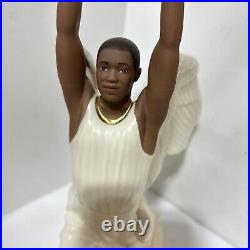 Lenox Amari Angel Of Strength African American Collection Figurine Porcelain