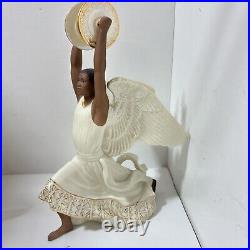 Lenox Amari Angel Of Strength African American Collection Figurine Porcelain