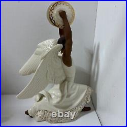 Lenox Amari Angel Of Strength African American Collection Figurine Porcelain