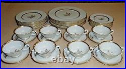 Lenox China Dinner Set Westfield R-144 Wheat Scratching To Gold