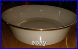 Lenox China ETERNAL Gold Trim 3 Pasta BOWL +2 & Gravy Boat All MINT New withTags