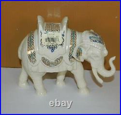Lenox China Jewels Nativity Large Elephant in Box Gold USA