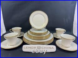 Lenox Eternal Bone China(Set of 4)5 Pc Place Setting1st Quality20 PieceUSA