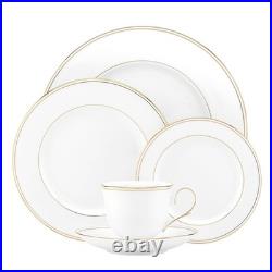 Lenox Federal Gold Bone China 5 Piece Place Setting, White 100191602