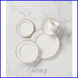 Lenox Federal Gold Bone China 5 Piece Place Setting, White 100191602