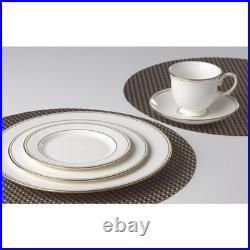 Lenox Federal Gold Bone China 5 Piece Place Setting, White 100191602