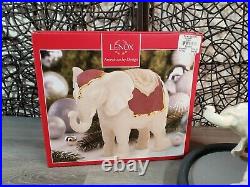Lenox First Blessing Nativity ELEPHANT 2012 PORCELAIN GOLD GILDING #829416