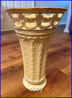 Lenox Florentine and Pearl Porcelain Decorative Vase 16 in Ivory/Gold 189350