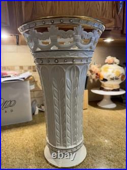 Lenox Florentine and Pearl Porcelain Decorative Vase 16 in Ivory/Gold 189350