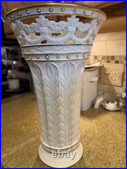 Lenox Florentine and Pearl Porcelain Decorative Vase 16 in Ivory/Gold 189350