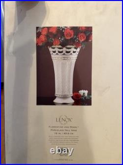 Lenox Florentine and Pearl Porcelain Decorative Vase 16 in Ivory/Gold 189350