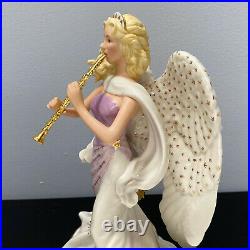 Lenox Music from Heaven Above Millennium Angel Playing Clarinet Figurine Limited