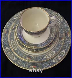 Lenox Porcelain China Autumn Collection15 Piece Place Setting Gold Back Stamp