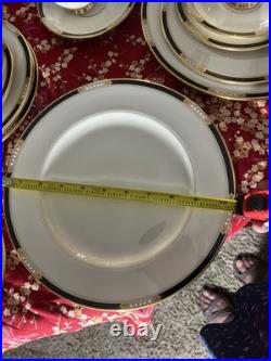 Lenox Presidential Collection China Lot 42 Pieces Blue Gold USA Made