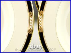 Lenox Presidential Collection HANCOCK GOLD 9-1/8 RIM SOUP /PASTA BOWLS Set 4