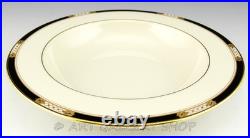 Lenox Presidential Collection HANCOCK GOLD 9-1/8 RIM SOUP /PASTA BOWLS Set 4 Lenox Presidential Collection HANCOCK GOLD 9-1/8 RIM SOUP /PASTA BOWLS Set 4