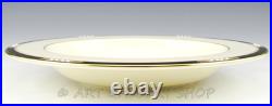 Lenox Presidential Collection HANCOCK GOLD 9-1/8 RIM SOUP /PASTA BOWLS Set 4