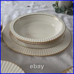 Lenox Temple Collection Citation Gold Porcelain Dinner Set Plates Bowls Cups