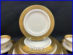 Lenox Westchester Gold Encrusted(Set Of 4)5 Piece Place SettingsUSA20 Pieces