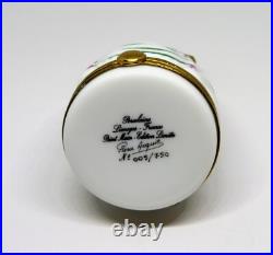 Limoges France Box Pierre Arquie Hanukkah Menorah On A Table Judaica Le