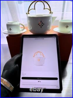 Louis Vuitton Porcelain Tea/Coffee Set For 2, 5 Items Louis Vuitton Porcelain Tea/Coffee Set For 2, 5 Items