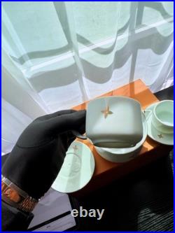 Louis Vuitton Porcelain Tea/Coffee Set For 2, 5 Items Louis Vuitton Porcelain Tea/Coffee Set For 2, 5 Items