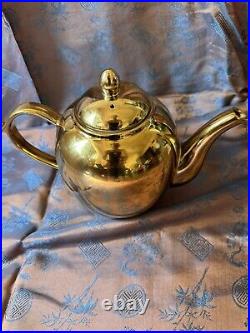 Luxehabitat Gold Plated Teapot Made In China